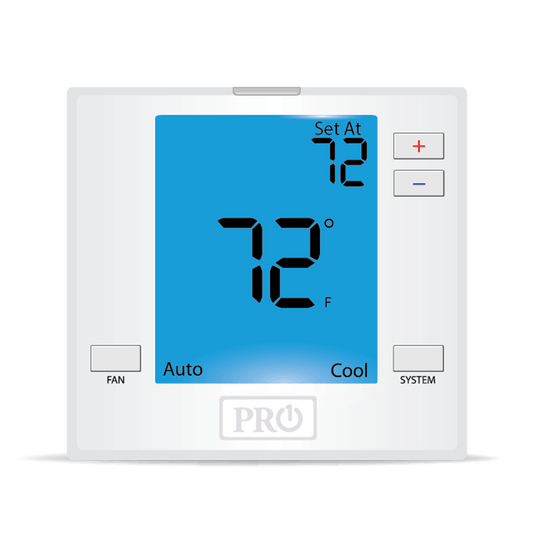 Pro1 IAQ T751 Non-Programmable Heat Pump Thermostat, 2H/2C