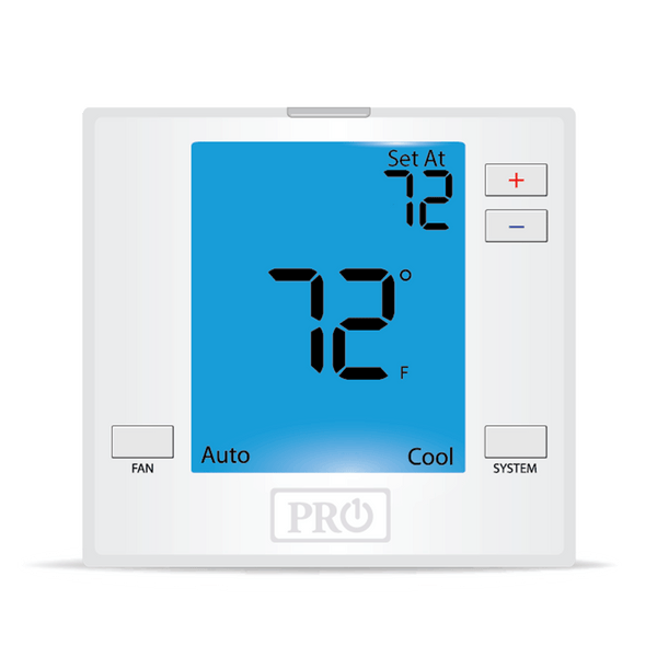 Pro1 IAQ T751 Non-Programmable Heat Pump Thermostat, 2H/2C