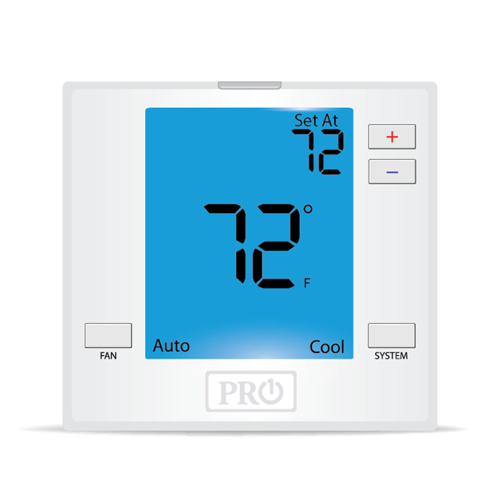 Pro1 IAQ T751 Non-Programmable Heat Pump Thermostat, 2H/2C