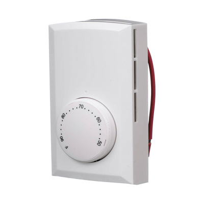 Cadet T521-W ( 08300 ) Mechanical Single Pole Wall Bimetal Thermostat, 22A, White