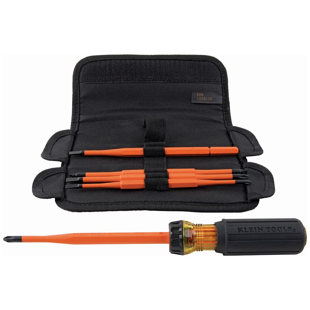 Klein 32288 8-in-1 Insulated Interchangeable Screwdriver Set