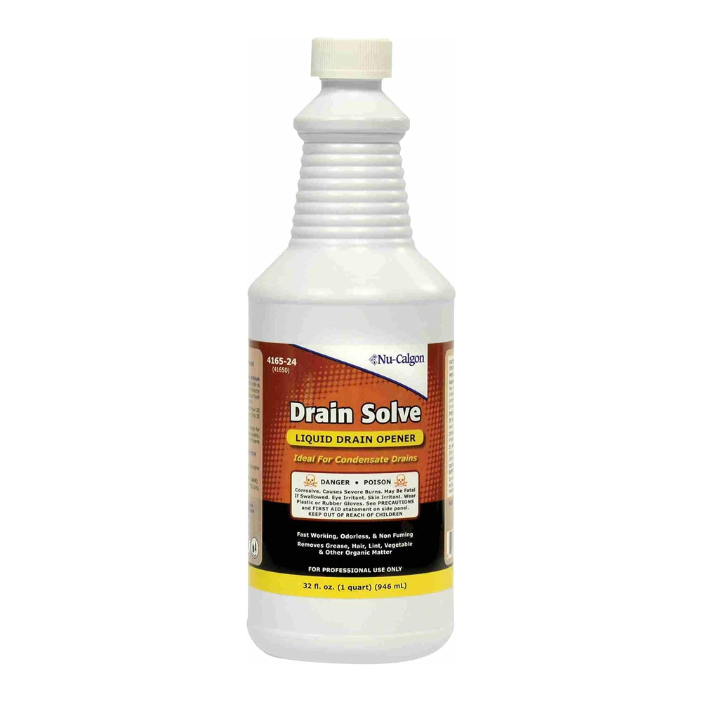 Nu-Calgon 4165-24 Drain-Solve (1qt. Bottle)