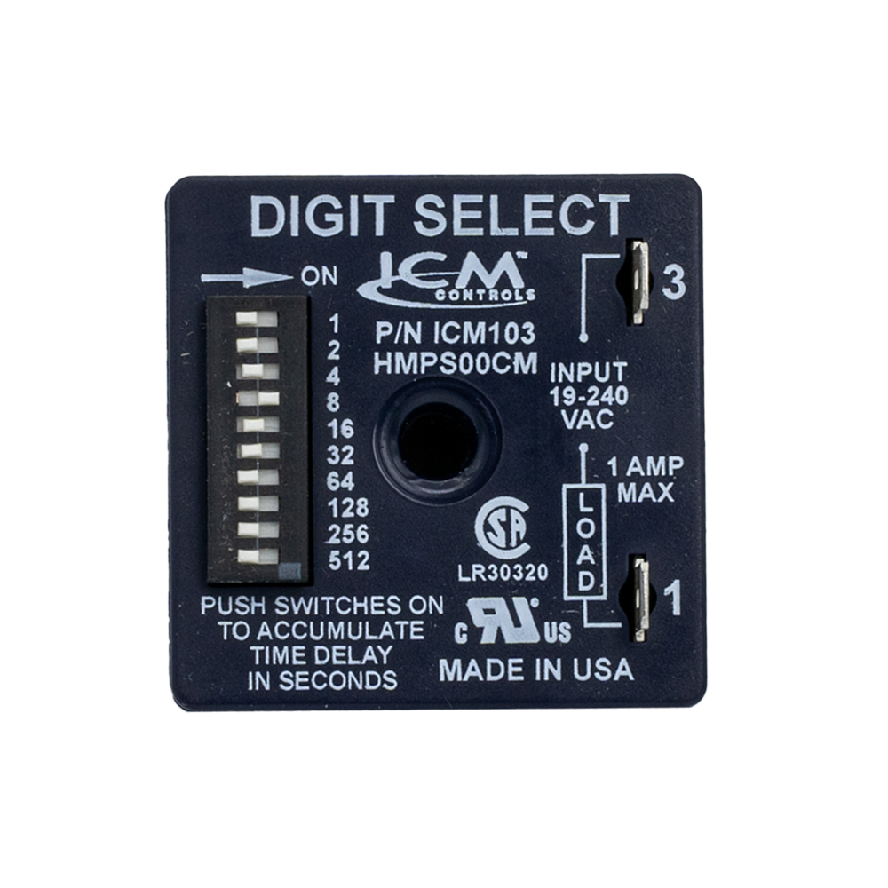 ICM Controls ICM103B 1-1,023 Time Relay, Delay-on-Make Timer