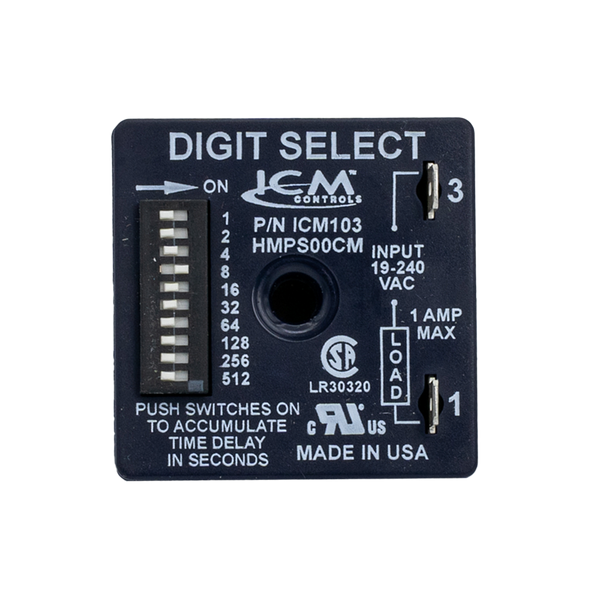 ICM Controls ICM103B 1-1,023 Time Relay, Delay-on-Make Timer