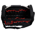 MA-Line MA-15TB Black and Red Tool Bag with Metal Handle