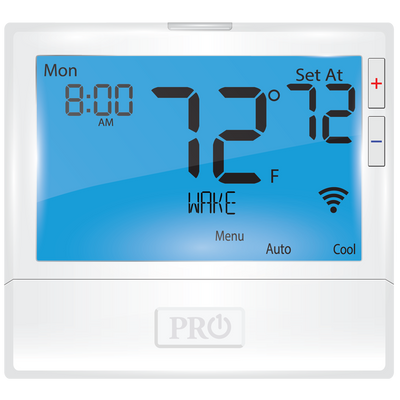 Pro1 IAQ T855iSH 7-Day 5+1+1 Universal Programmable Thermostat, 5H/3C