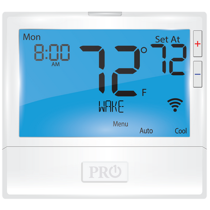 Pro1 IAQ T855iSH 7-Day 5+1+1 Universal Programmable Thermostat, 5H/3C