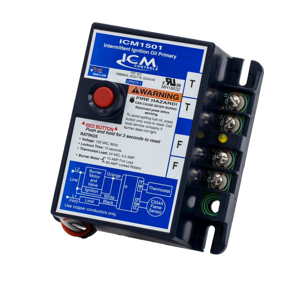Interim Control Module Icm ICM Controls ICM1501 Intermittent Ignition Oil Primary Controller ...