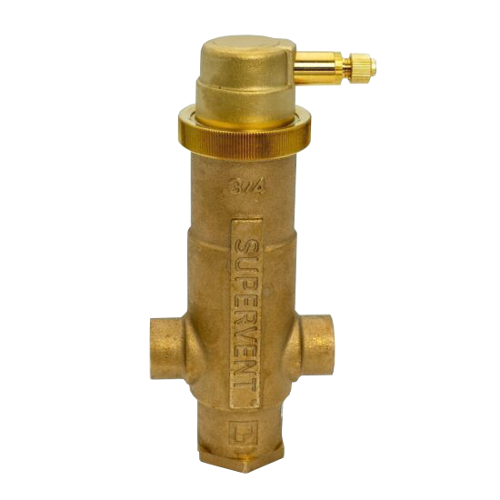 Honeywell PV075S 3/4in Sweat SuperVent for Hydronic Heating Systems