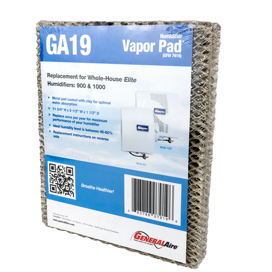 GeneralAire 7919 GA-19 Genuine OEM Replacement Humidifier Vapor Pad