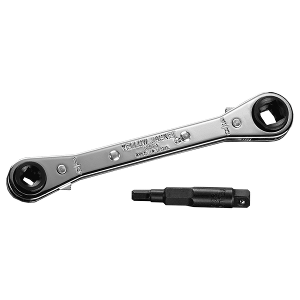 Yellow Jacket 60613 Straight Service Wrench with Square Openings