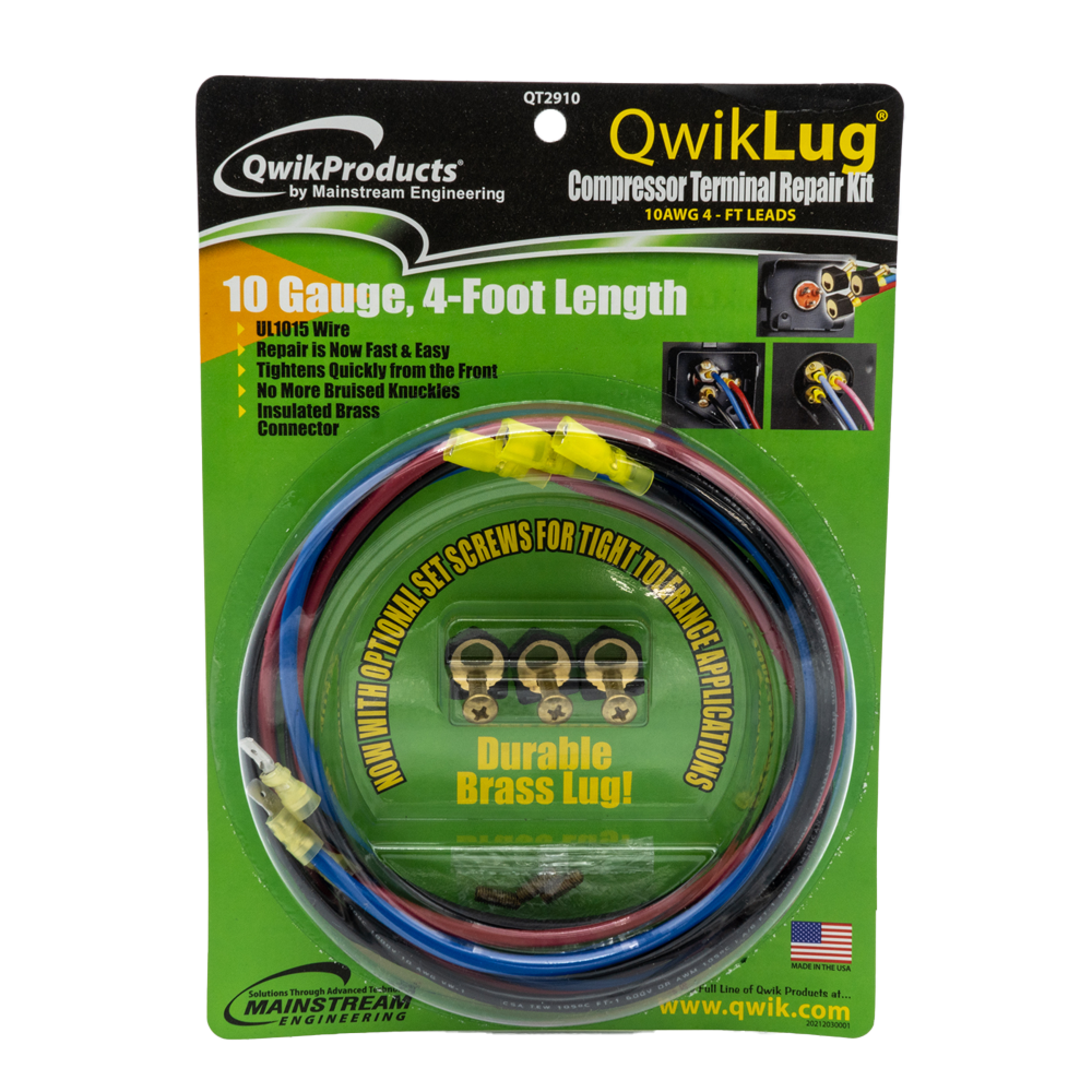 QwikProducts QT2910 QwikLug Compressor Terminal Repair Kit