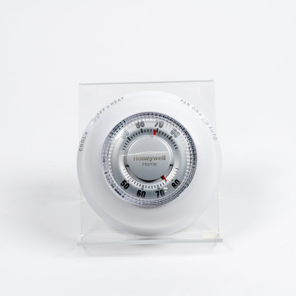 Honeywell T87N1000 Round Mercury-Free Thermostat, 1H/1C