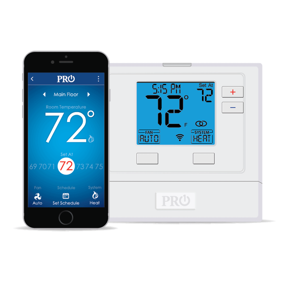 Pro1 T721i Heat Pump/Conventional Wi-Fi Hardwired Thermostat