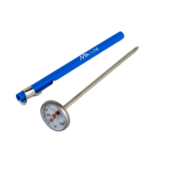MA-Line MA-PT160B Adjustable Pocket Thermometers with Case and 5in Stem