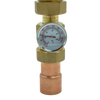 Taco 5004-C3-G 1in Sweat Union 5004 Mixing Valve with Gauge, Low Lead
