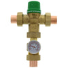 Taco 5123-c2-G 3/4in Sweat Union Mixing Valve with Gauge, Low Lead