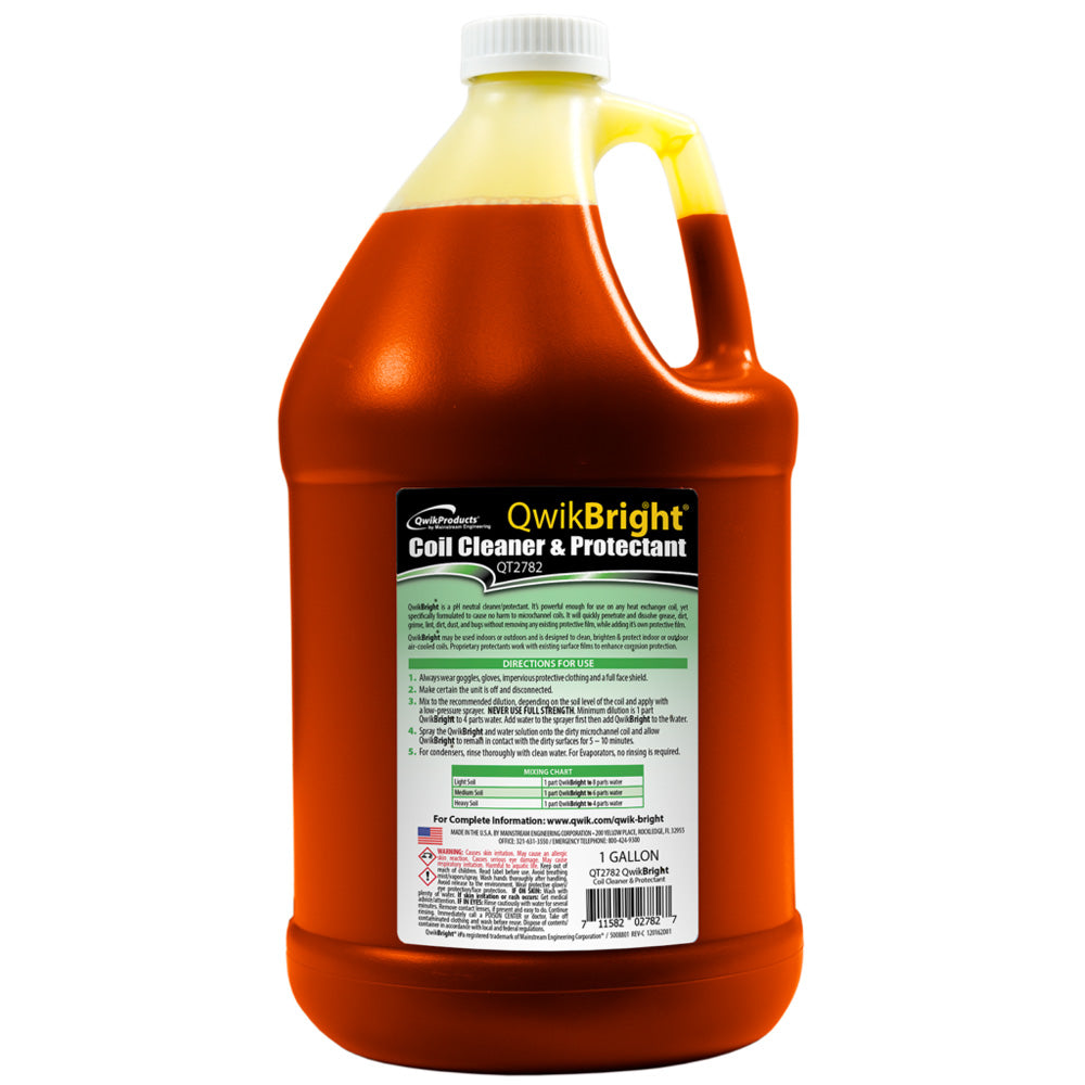 QwikProducts QT2782 QwikBright Microchannel Coil Cleaner/Protectant